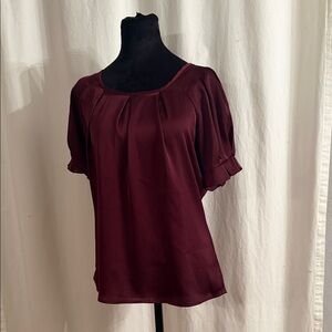 Express Deep Burgundy Blouse